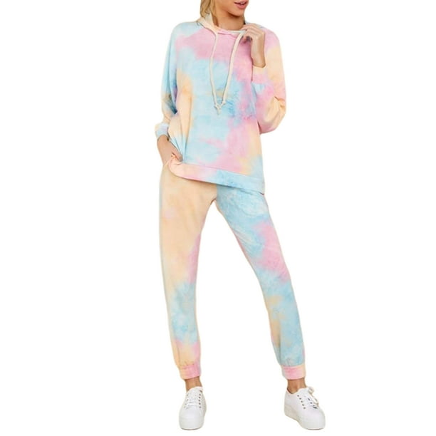 tie and dye sweatsuit
