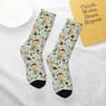 thumbnail image 4 of Goofa Mushroom House Insect Frog Pattern Children's Crew Socks, Kids' Daily Wear and Sports Socks, Breathable Socks, Sports Socks, Moisture-Wicking Socks for Children, 4 of 6