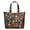 Boho, variant on Checkered Travel Tote Bag Retro Checkerboard Patterned Weekender Bag with Abstract Plaid Fusion, Rustic Aesthetic, Carry-On Size, for Short Trips