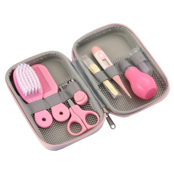 Best Gift! Baby Grooming Kit, Portable Baby Safety Care Set with Hair Brush Comb Nail Clipper Nasal Aspirator etc for Nursery Newborn Toddlers Infant Girl Boys Keep Clean