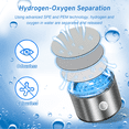 thumbnail image 3 of Hydrogen Water Bottle, Portable Hydrogen Water Ionizer Machine, Hydrogen Water Generator, Rechargeable Hydrogen Rich Water Glass Health Cup for Home Office Travel , 3 of 7