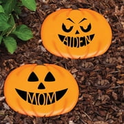 Personalized Pumpkin Stepping Stone - La