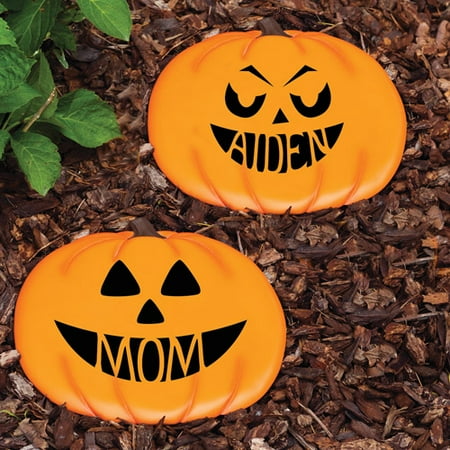 Personalized Pumpkin Stepping Stone - La