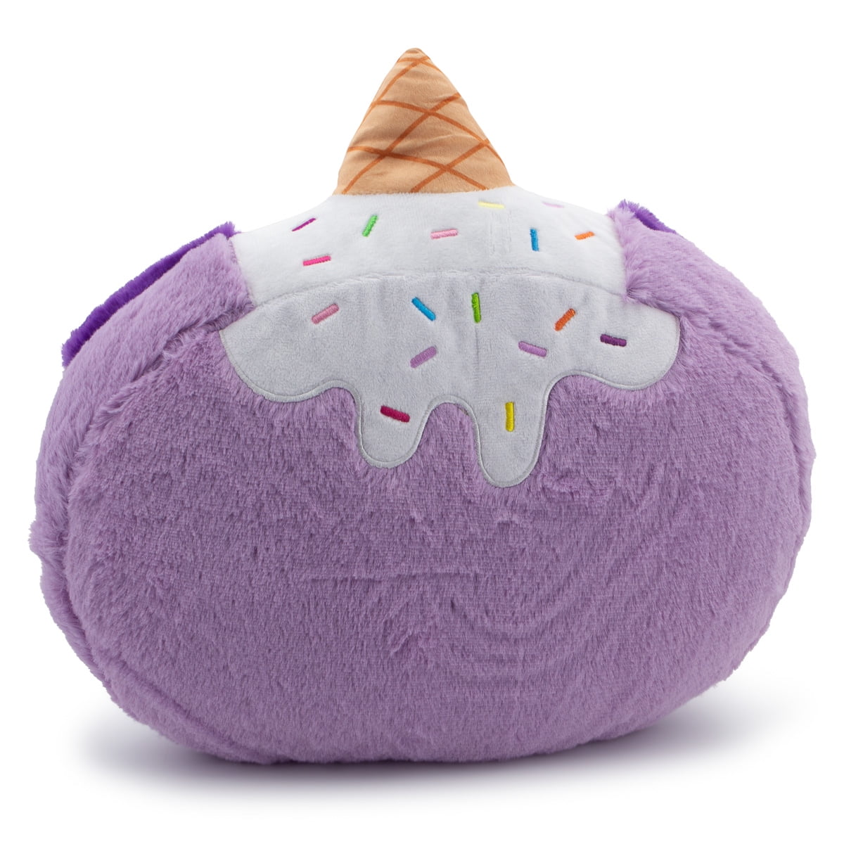 Ice Cream Pug Scented Funanimals Furry Plush Pillow