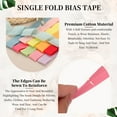 thumbnail image 3 of Uxcell Single Fold Bias Tape Wide Cotton Bias Binding Tape Hemming for DIY Crafts Garment Sewing Seaming Piping Quilting Dark Rose Red, 3 of 7
