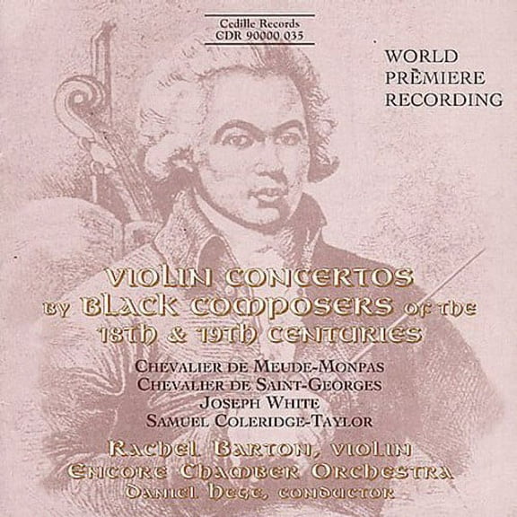 Rachel Barton Pine - VLN Ctos By Black Composers of the 18th-19th Cent - Music & Performance - CD