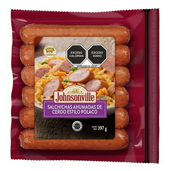 Salchicha de cerdo Johnsonville estilo polaco, 397 g