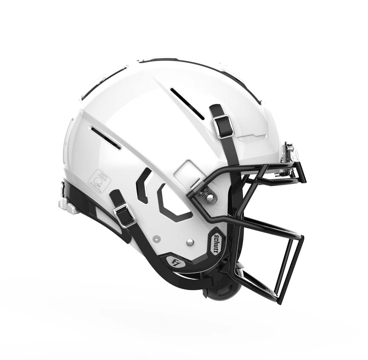 F7 2.0 COLLEGIATE STOCK HELMET Molded Gloss White / X-Large / ROPO-NB-VC
