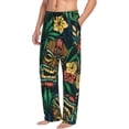 thumbnail image 6 of Naloa Tropical Tribe Mask Pajama Pants Men, PJ Bottoms, Sleep & Lounge Pants-Small, 6 of 6