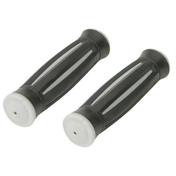 Grips 2 Ply Smooth 006 Black/Grey. Bike grips, bicycle grips, lowrider