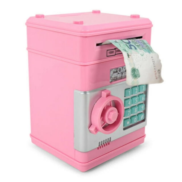Electronic Pig Bank ATM Password Money Box Cash Saving Box ATM Bank Safe