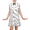 White, variant on Sunny Fashion Girls Dress Striped Crochet Tweed Lace Trim Bow Sleeveless Summer Holiday Casual 5 Years