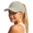 thumbnail image 2 of Ponytail Hats for Women Lightweight Breathable Mesh Back Baseball Cap Trucker Hat, 2 of 8