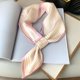thumbnail image 5 of Bufanda de seda pequeña, chales para mujer, chales de marca de lujo para oficina, hiyab para el cuello, foulard, hiyab, bufandas con estampado de rayas para mujer, 5 of 5