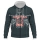 thumbnail image 1 of Sudadera con capucha y cremallera para hombre y mujer, con estampado 3D de flores, estilo harajuku, hip hop, 2024, 1 of 6