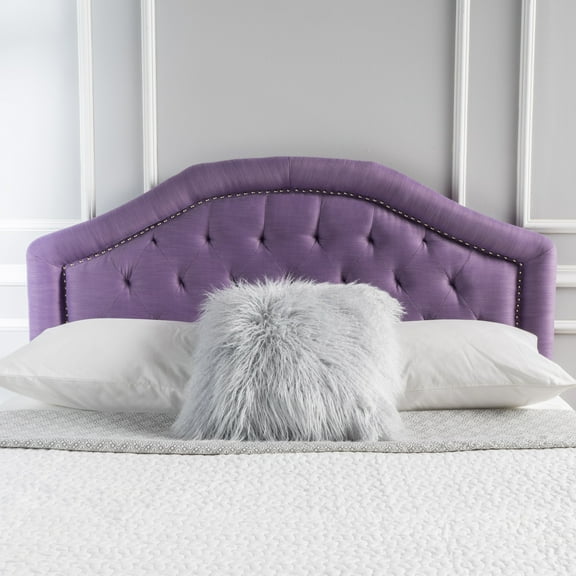 Noble House Fabric Queen/Full Headboard,Light Purple