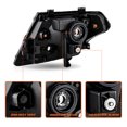 thumbnail image 5 of For 2009 2020 2021 Nissan Frontier 4Dr Truck Left Driver/Right Passenger Side Headlights Headlamp, 5 of 7