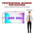 thumbnail image 2 of Flash Sele Large Banners and Signs for Outdoor by DreamController|Polyester Banner with 4 Holes for Easy Hang Indoor & Outdoor|4x2 Feet Banner to Promote Business Seles|HD Banner Made in USA, 2 of 6