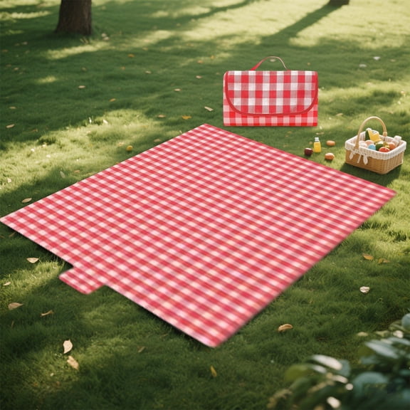 Camping & Hiking Outdoor Versatile Picnic Blanket for Beach Sandproof Beach Camping Mat with Handle and Portable Comfort