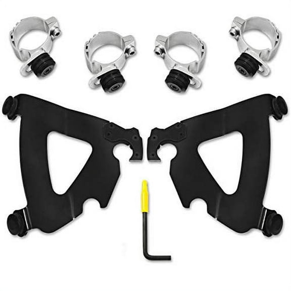 Memphis Shades Trigger-Lock Mounting Kit (Black/Road Warrior Fairing) for 9