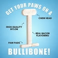 thumbnail image 6 of Bullibone Nylon Bone Dog Chew Toy - XL Bacon - 3 Pack, 6 of 6