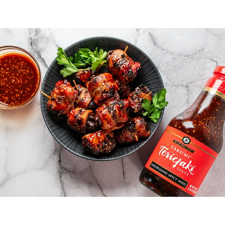 Kikkoman Takumi Teriyaki Gochujang Spicy Miso Sauce 21.5 fl oz