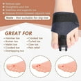thumbnail image 3 of Toe Splint Toe Straightener Hammer Toe Corrector for Women Men,Toe Brace support for Broken Toe, Crooked Toe, Claw Toe, 3 of 5