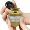 thumbnail image 5 of Trupoint Memorials Mother of Pearl Small Keepsake Urns for Human Ashes - Set of 4 - to Remember Your Loved One Lost - with Box and Velvet Bag, 5 of 7