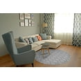 thumbnail image 1 of Garland Rug Sparta Area Rug, 5 Ft. Round, Silver, 1 of 2