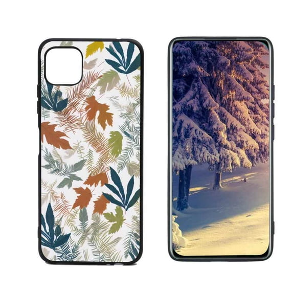Leaves-176 Phone Case, Degined for Boost Mobile Celero 5G Case Men Women, Flexible Silicone Shockproof Case for Boost Mobile Celero 5G