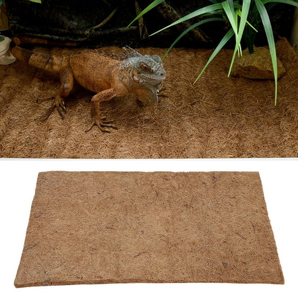 Alfombra de Reptiles Alfombra de Fibra de Para Terrario de Reptiles, Tamado Grande, Absorbe la Humedad, Duradera, Mano de Obra Fina, Adecuada para Anfibios, Tortugas,