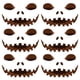 thumbnail image 1 of 6 hojas de calcomanías de halloween party photo soporte sonriente calabaza fondo de pared calcomanías, 1 of 5