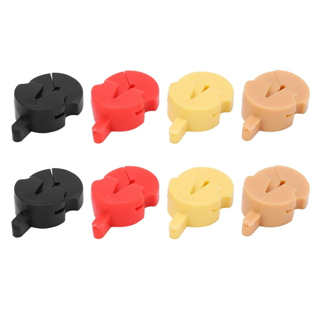 QIILU Violin Ultra Practices Silencer,8Pcs Violin Practice Mute Rubber Portable Tourte Style Mutes Violins Ultra Practices Silencer
