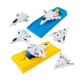 thumbnail image 1 of Aviones de juguete para lanzar, aviones de juguete, planeadores portátiles, catapultas compactas, juguetes voladores para exteriores, jardín, niños de, 1 of 8