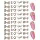 thumbnail image 1 of Juego de 40 diamantes de imitación de aleación con forma de lazo para uñas, pajarita, cristales para uñas, joyas para uñas, diamantes de imitación, gemas para decoración de uñas, 1 of 6