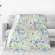 thumbnail image 1 of Balery Honey Bees And Flowers Manta de Felpa Suave y Acogedora – Cobija de Franela Aterciopelada para Cama, Lavable y Cálida para Sofá, Mascotas, Transpirable-40"x30", 1 of 7