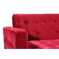 thumbnail image 6 of Chic Home Kiefer Velvet Right Facing Convertible Sectional Sofa Bed, 6 of 6