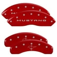 thumbnail image 2 of MGP Caliper Covers 10202SMB2RD Red Powder Coat Finish Engraved Front Mustang Rear Bar and Pony Caliper Cover, (Set of 4), 2 of 9