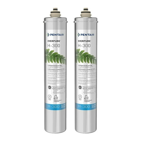 Everpure Water - Pentair Everpure H-300 Undersink Water Filter Replacement Cartridge (2 Pack)