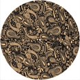 thumbnail image 1 of Slipmat Slip Mat Scratch Pad Felt for any 12" LP DJ Vinyl Turntable Record Player Custom Graphical - Paisley BK-CR, 1 of 1