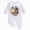 A14-Brown, variant on Long Sleeve Bodysuits One-piece Cotton for Infant Baby Boys, Girls, Unisex 6-12 Months 12-24 Months 2t 3t 4t 5t 6t 7t 8t 9t Children(White,3-6 Months)