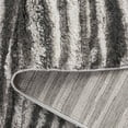 thumbnail image 5 of SAFAVIEH Seattle Pavel Abstract Shag Area Rug, Ivory/Grey, 4' x 6', 5 of 10