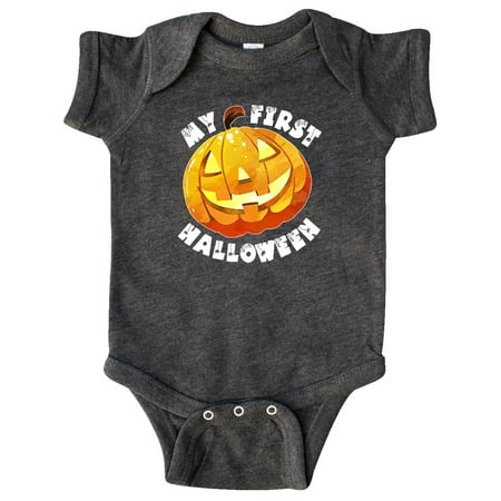 

Inktastic My 1st Halloween Cute Pumpkin Gift Baby Boy or Baby Girl Bodysuit