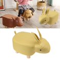 thumbnail image 4 of Children's Dinosaur Step Stool,Cartoon Animal Shaped Stool, Kid Home Living Room Cute Wooden Footstool for Playroom Courtyard[Yellow], 4 of 8