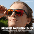 thumbnail image 6 of Grinderpunch Polarized Square Sunglasses for Men Black Designer Polarized Sunglasses Trendy Shades Sunglasses For Men UV 404, 6 of 8