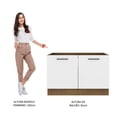thumbnail image 5 of Mueble de Cocina Para Tarja Madesa Agata 120 cm 2 Puertas Marrón/Blanco, 5 of 5
