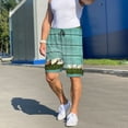 thumbnail image 7 of Bixox Men's Wood Grain printed lightweight casual shorts, soft sleep shorts with pockets., 7 of 7