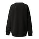 thumbnail image 4 of Blusa de manga larga suelta con cuello redondo y estampado de Halloween para mujer Pompotops FGAJ19418, 4 of 4