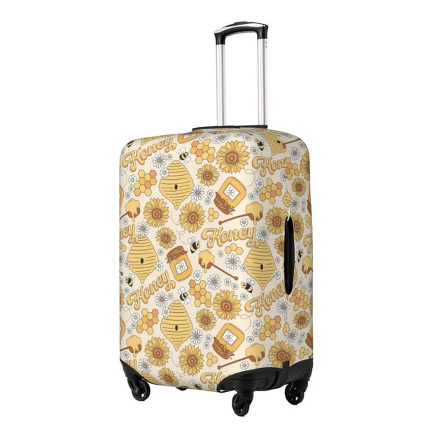 Fotbe Honey Honeycomb Funda Protectora para Equipaje, Antirrayones y Resistente a la Suciedad, Compatible con Maletas de 18 a 32 Pulgadas-Medium