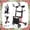 Red, variant on QEASET Black Upright Rollator Walker, Folding Wheelchair, Mother's Day Gift